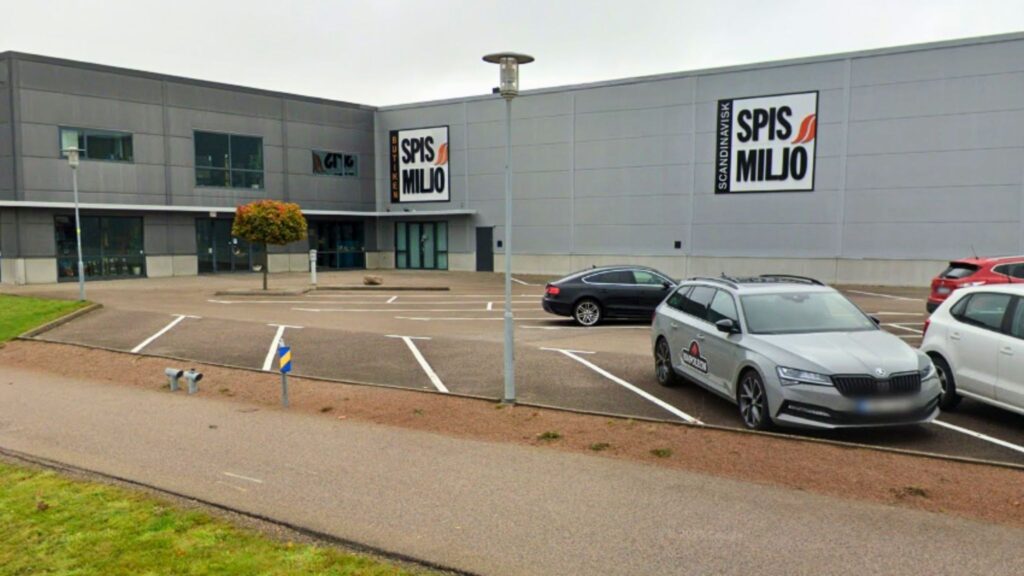 Spismiljöbutiken sett utifrån vägen.